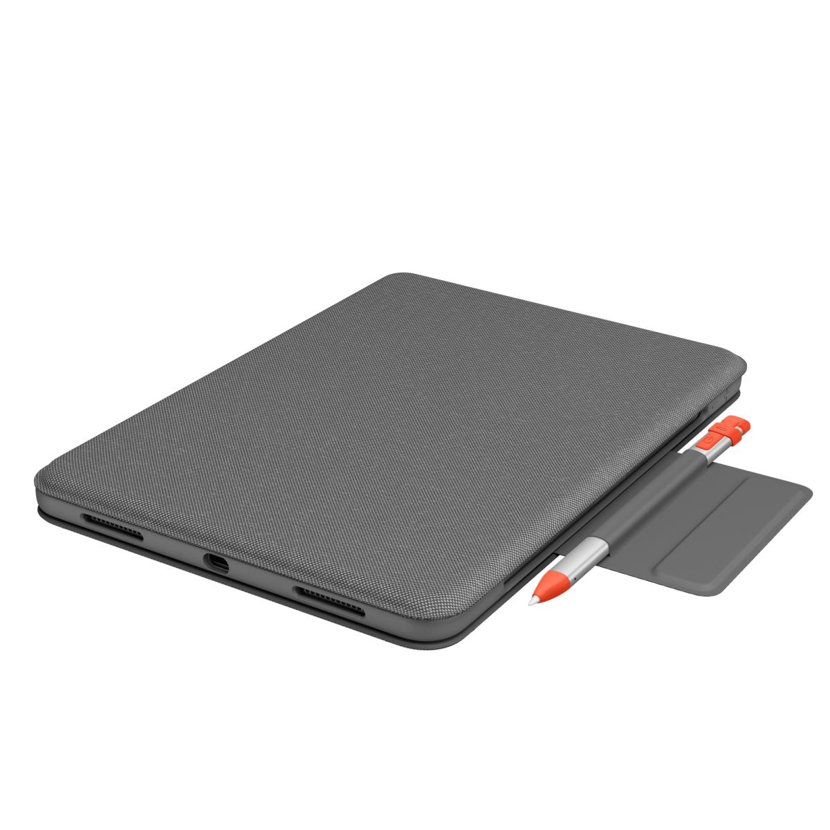 Folio Touch Case - Backlit Keyboard with Trackpad - for iPad Air (4/5th Gen) - Oxford Grey - Azerty French