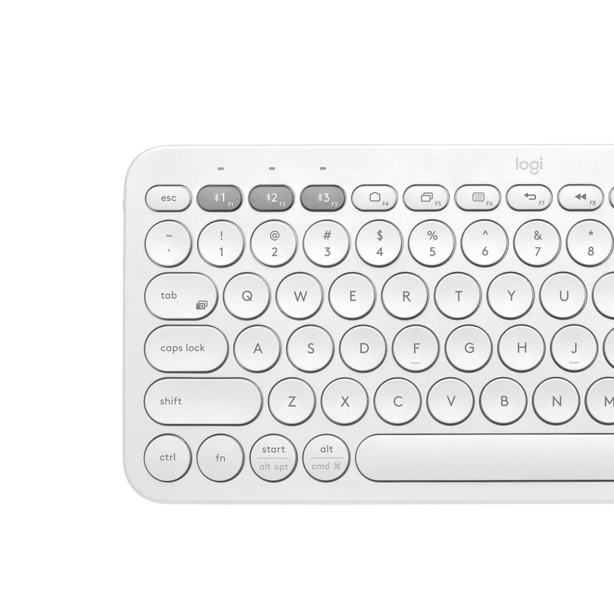 K380 Multi-device Bluetooth Keyboard White - Qwertz Swiss