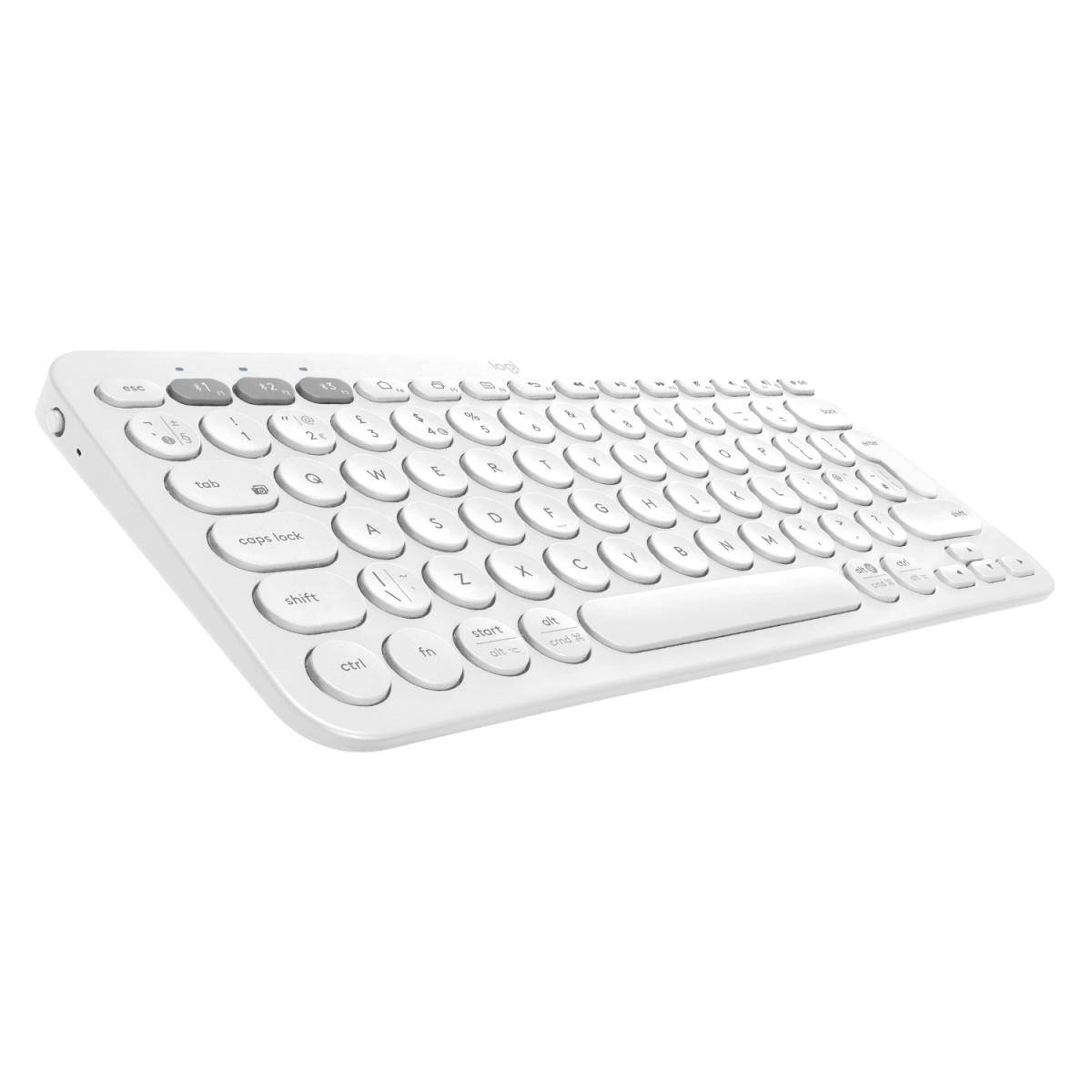 K380 Multi-device Bluetooth Keyboard - White - Qwerty Us/int'l