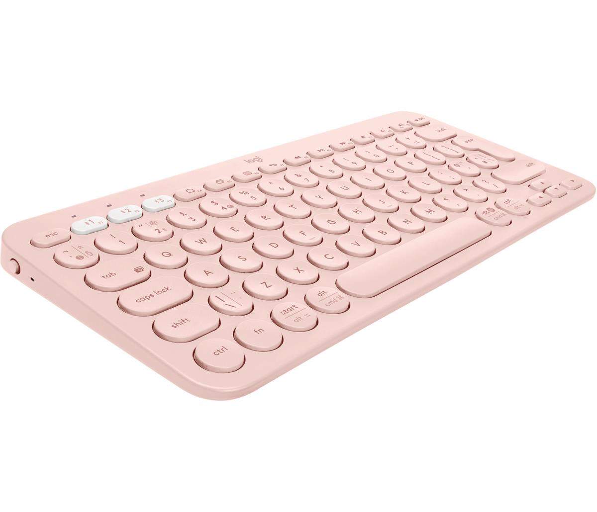 K380 Multi-device Bluetooth Keyboard - Rose - Qwerty Uk