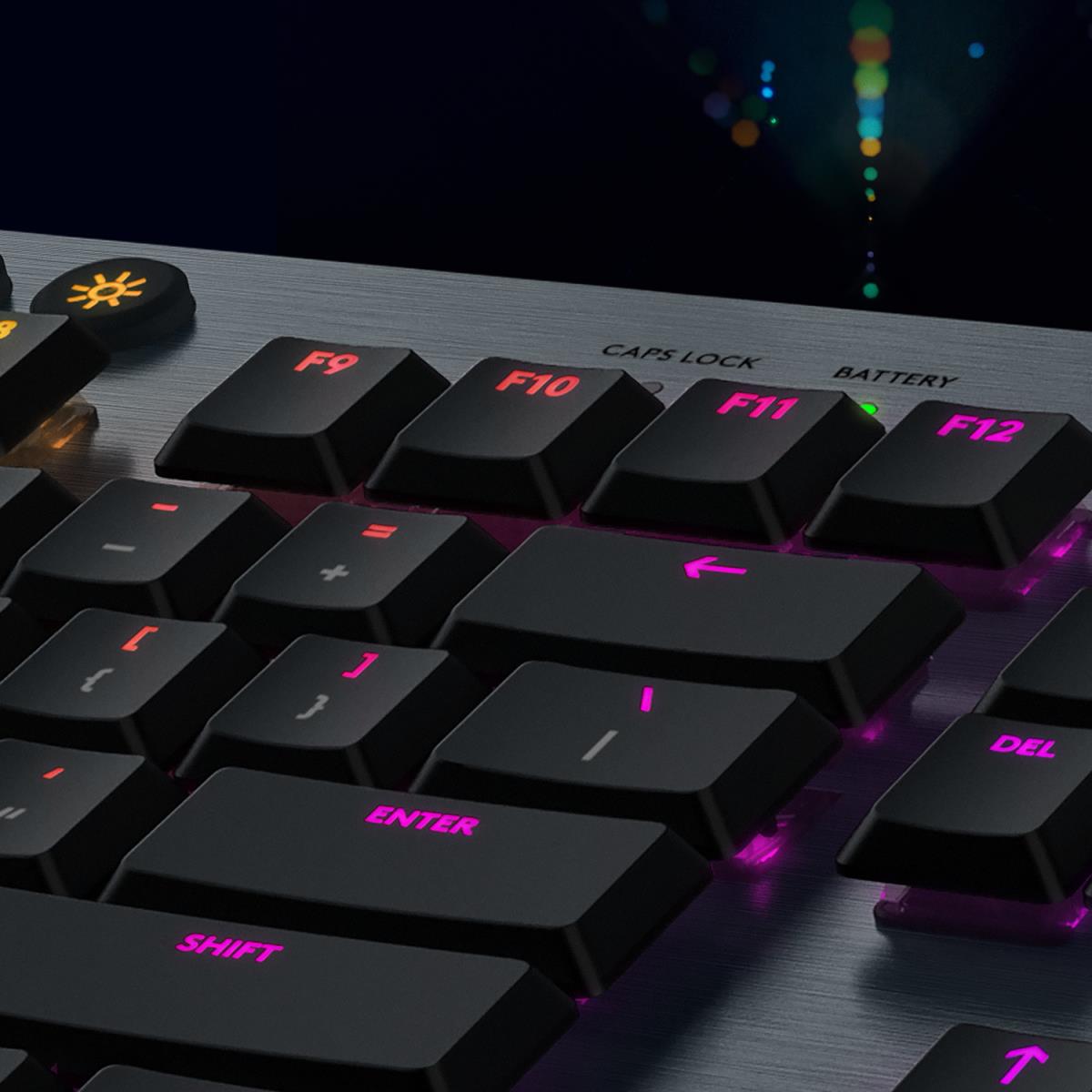 G915 Lightspeed Wireless RGB Mechanical Gaming Keyboard - Black - Qwertz Us