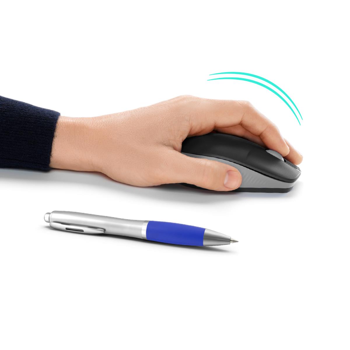 M190 Full-Size Wireless Mouse Mid Grey