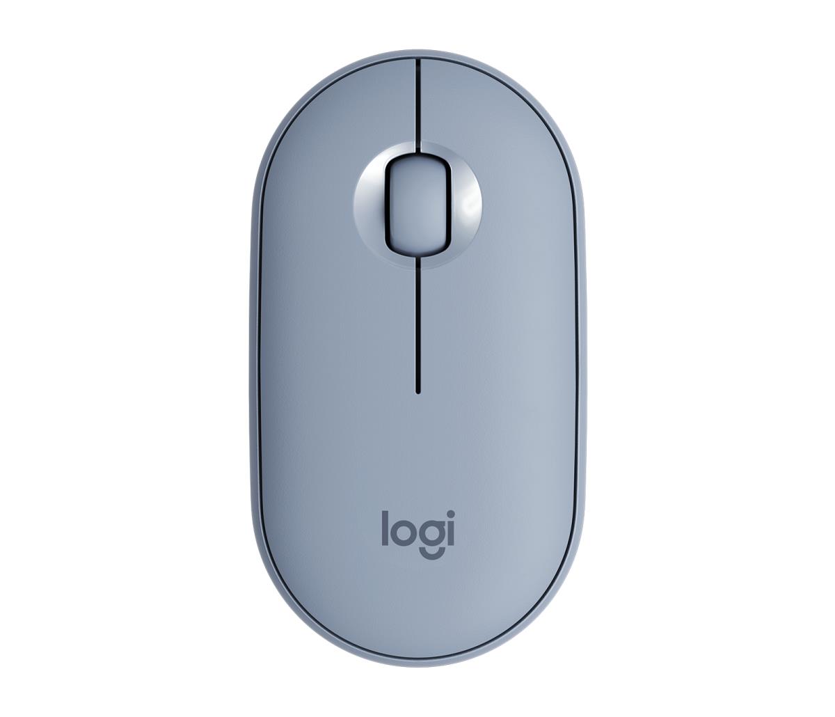 Pebble M350 Wireless Mouse Blue Grey