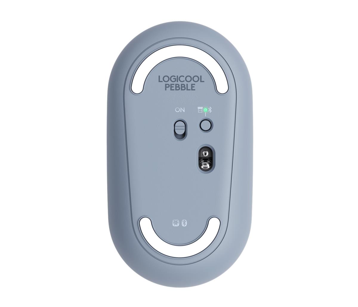 Pebble M350 Wireless Mouse Blue Grey