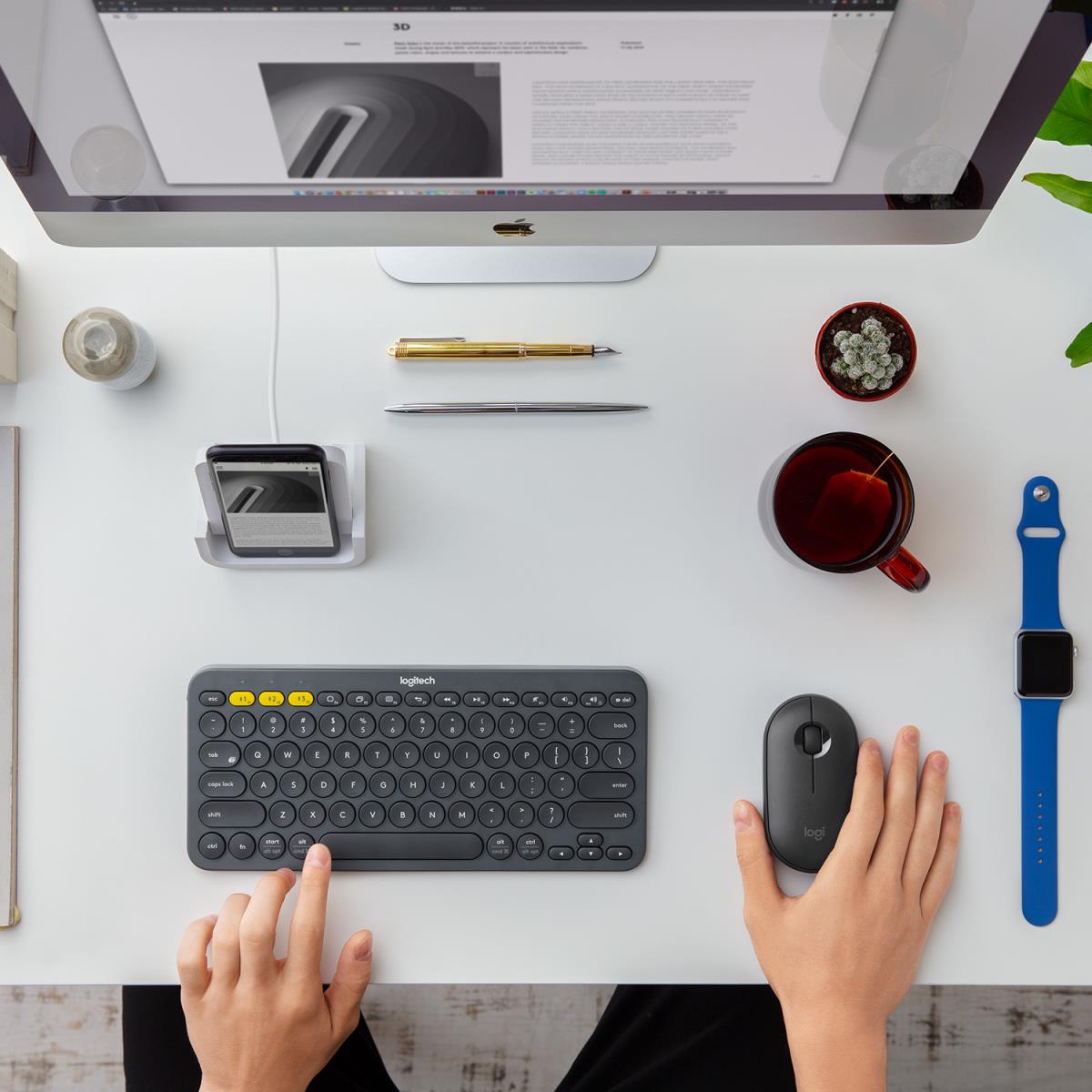 Pebble M350 Wireless Mouse - Graphite