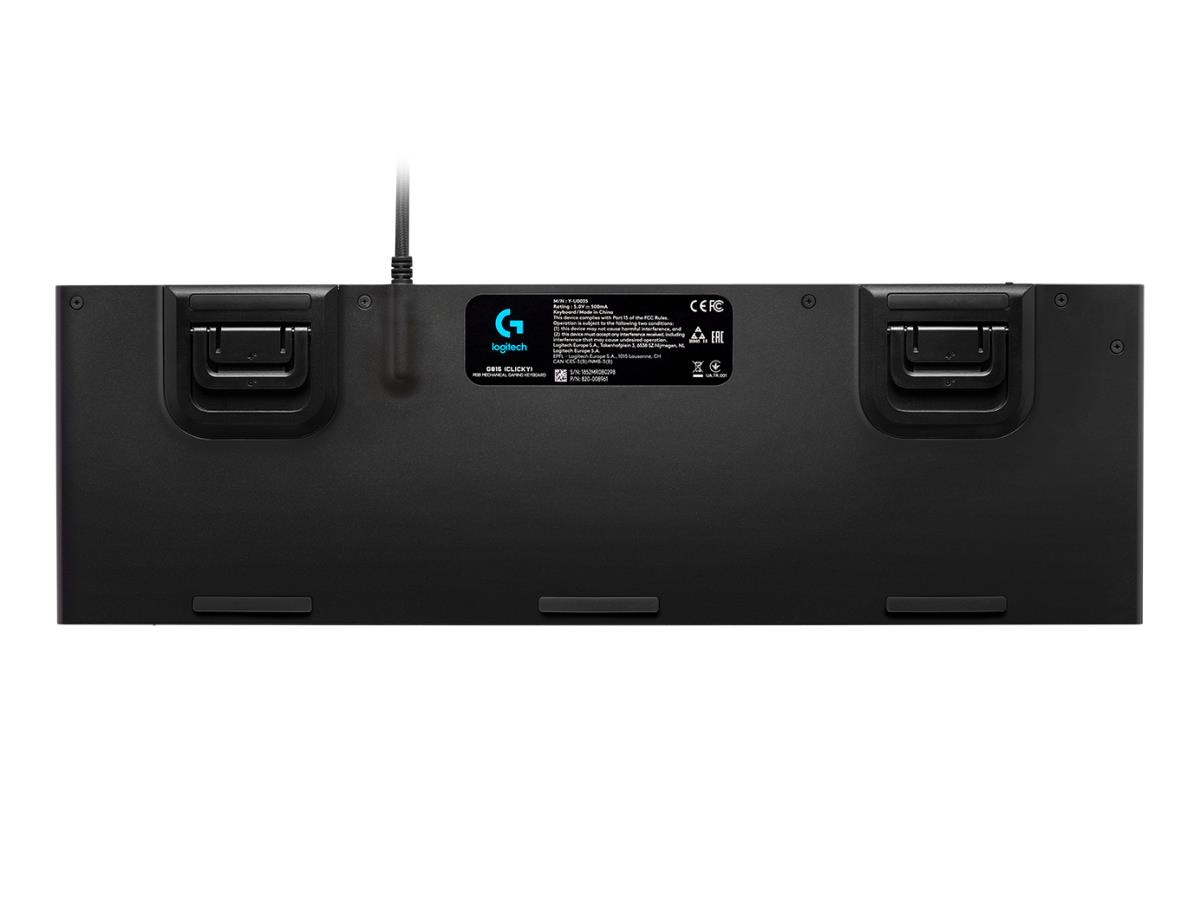 G815 Lightsync RGB Mechanical Gaming Keyboard Black - Qwertz Suisse Tactile