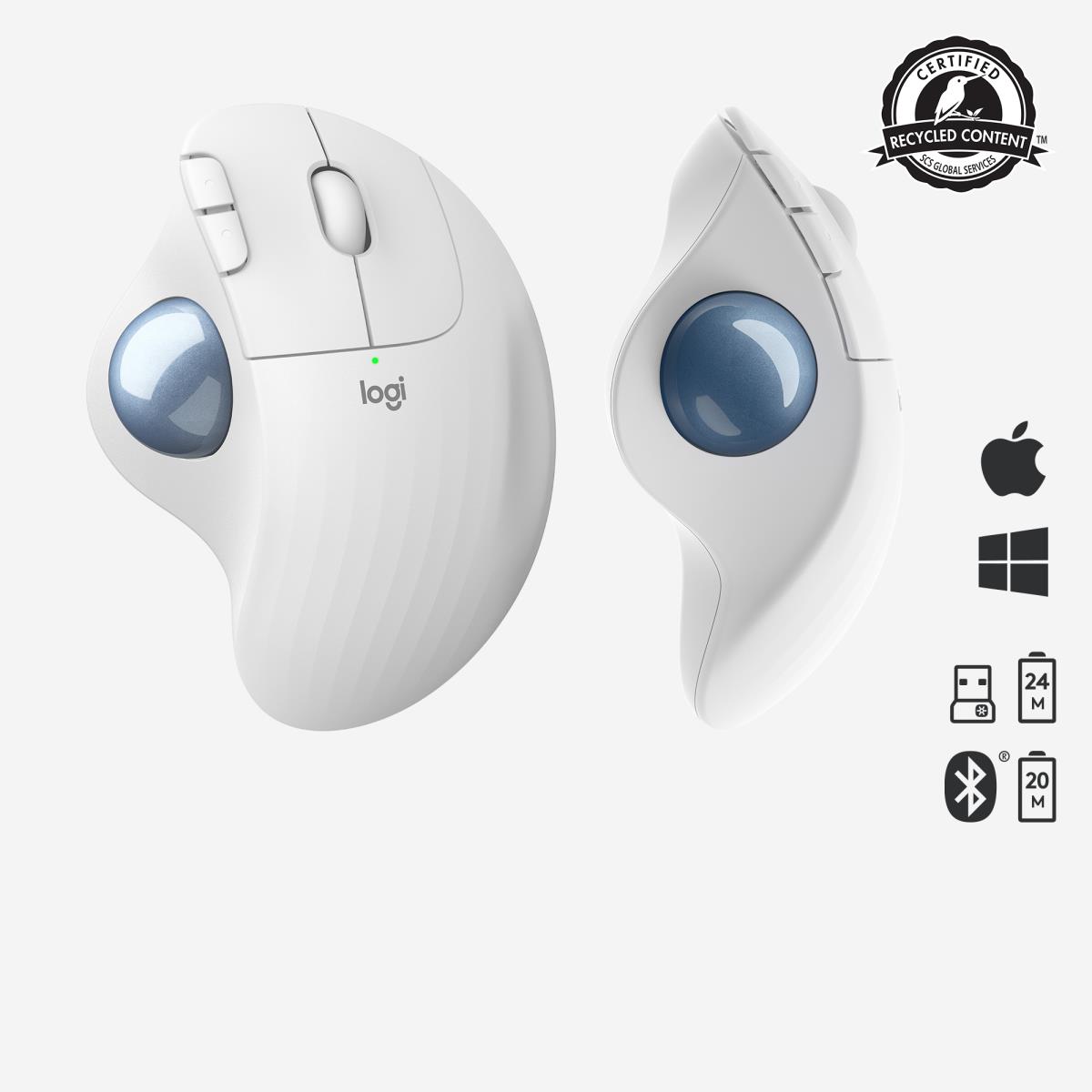 Ergo M575 Wireless Trackball - Offwhite