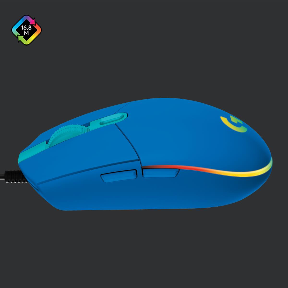 G203 Lightsync Gaming Mouse USB Blue