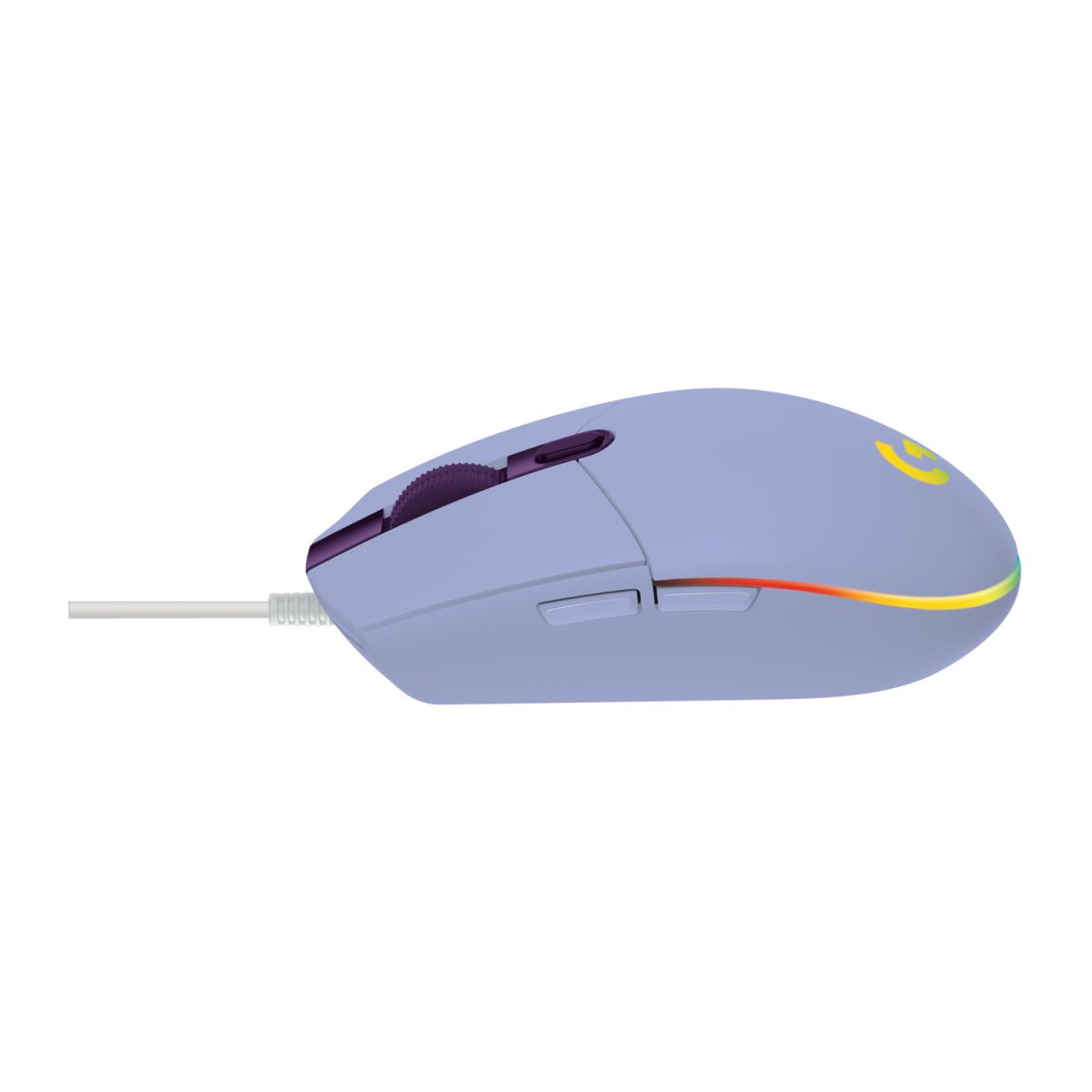 G203 Lightsync Gaming Mouse USB Lilac