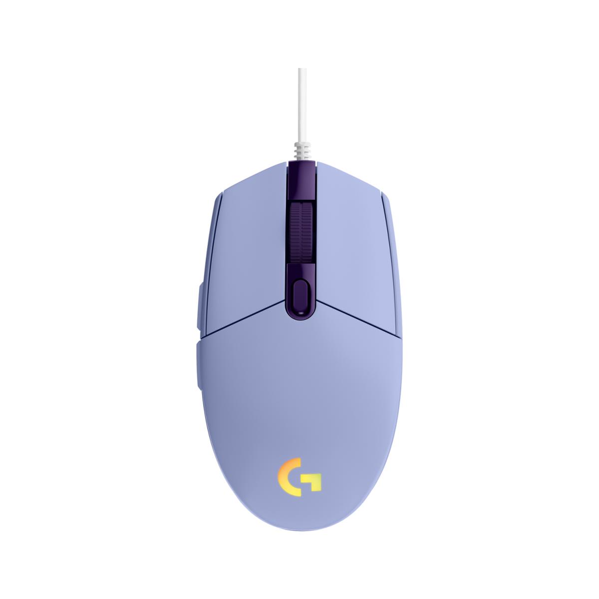 G203 Lightsync Gaming Mouse USB Lilac
