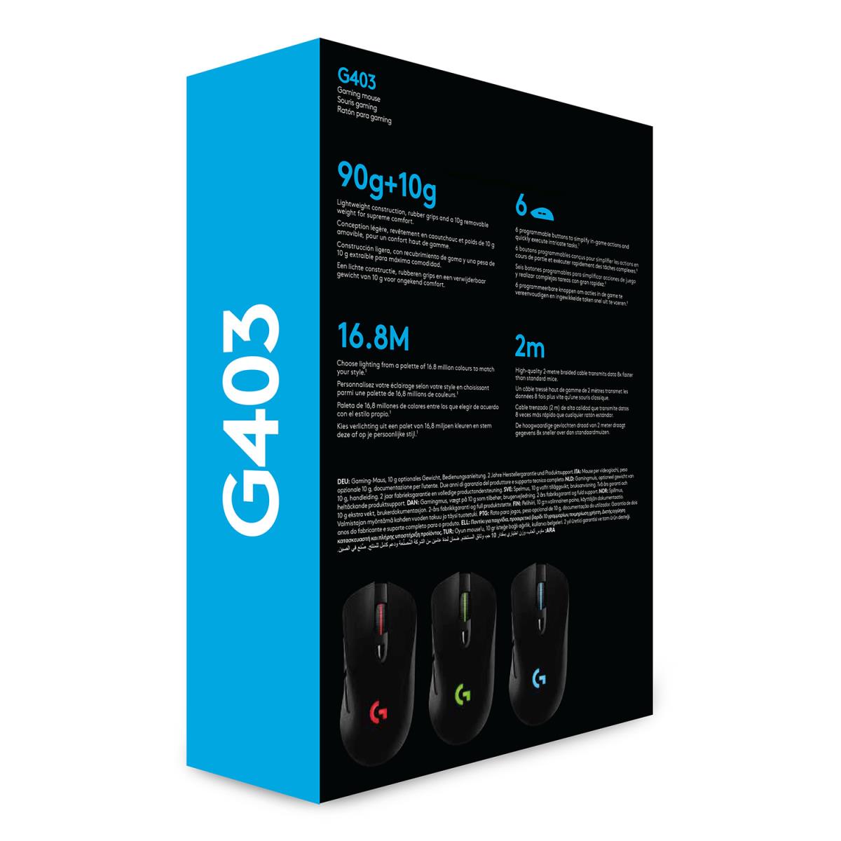 G403 Hero Gaming Mouse USB Black EWR2