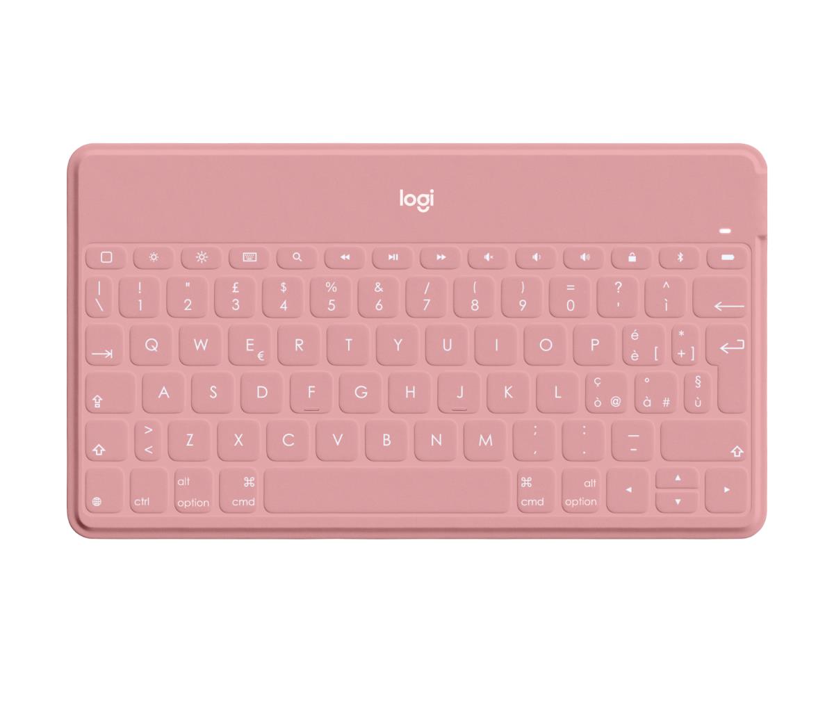 Keys-to-go Bluetooth Keyboard For Apple iPad/iPhone/TV - Blush Pink Qwerty IT