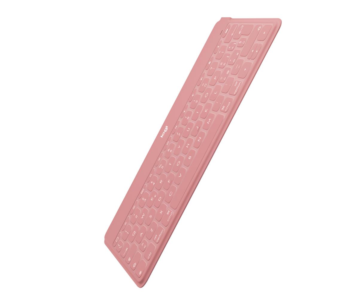 Keys-to-go Bluetooth Keyboard For Apple iPad/iPhone/TV - Blush Pink Qwerty IT
