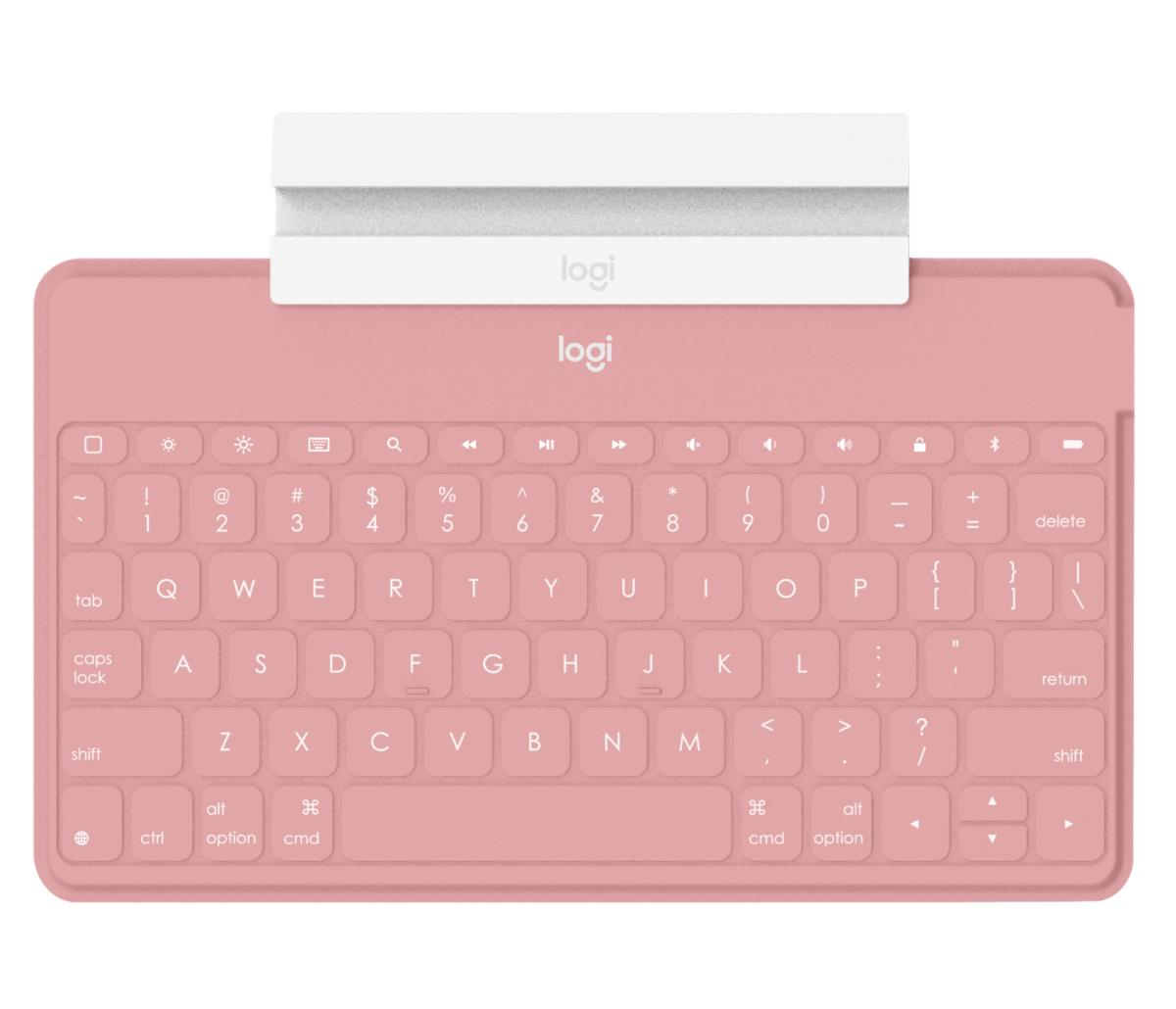 Keys-to-go Bluetooth Keyboard For Apple iPad/iPhone/TV - Blush Pink Qwerty IT