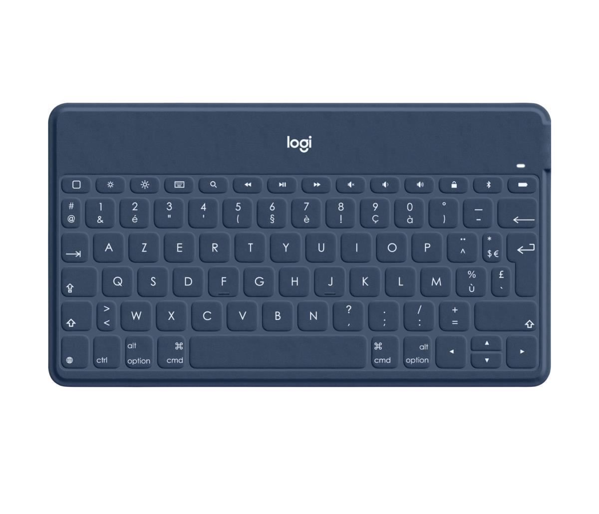 Keys-to-go Bluetooth Keyboard For Apple iPad/iPhone/tv - Classic Blue Azerty French