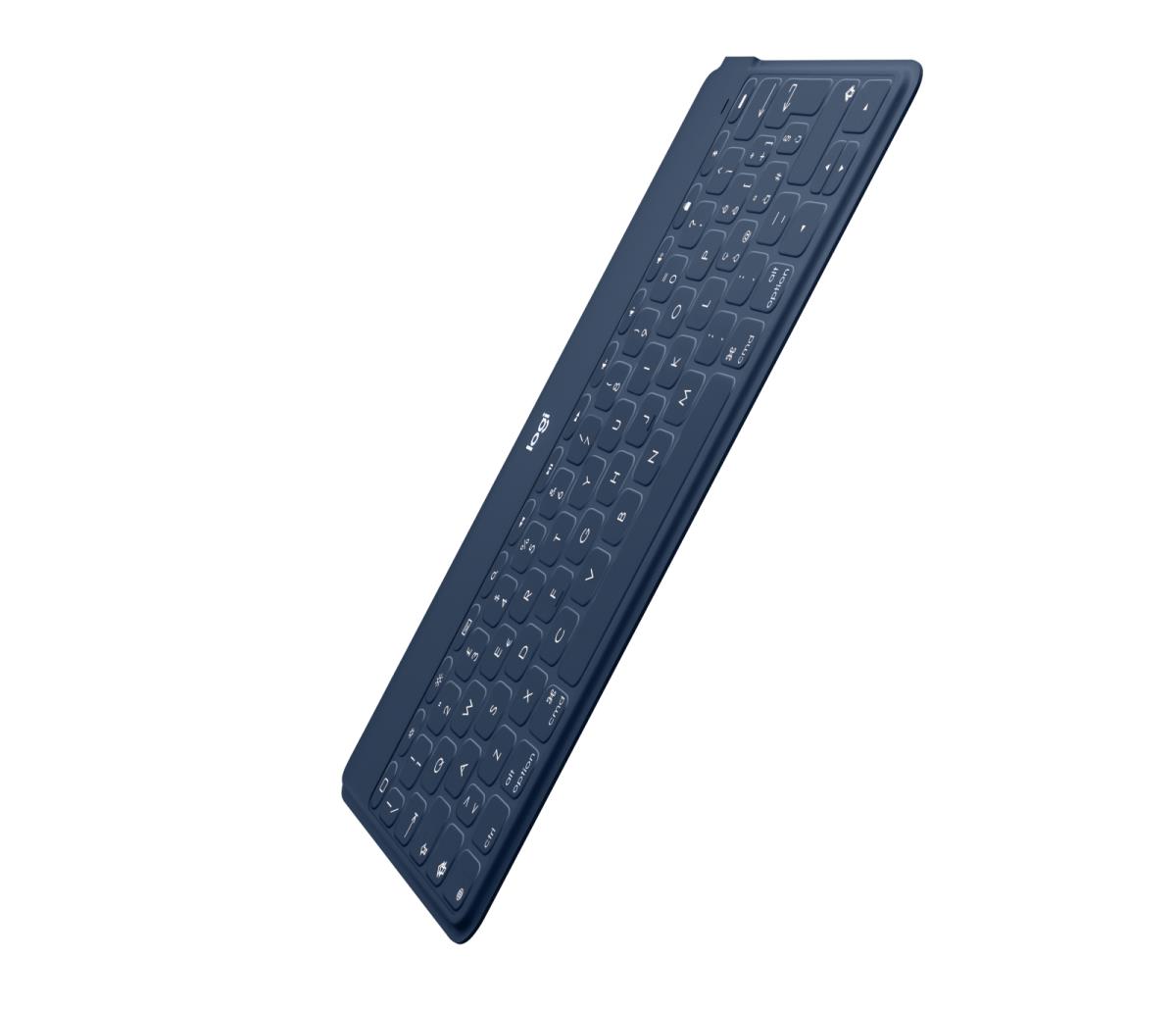Keys-to-go Bluetooth Keyboard For Apple iPad/iPhone/TV - Classic Blue Qwerty IT