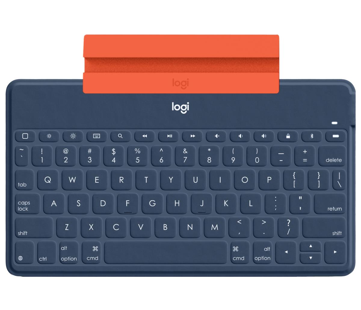 Keys-to-go Bluetooth Keyboard For Apple iPad/iPhone/TV - Classic Blue Qwerty Pan Nordic