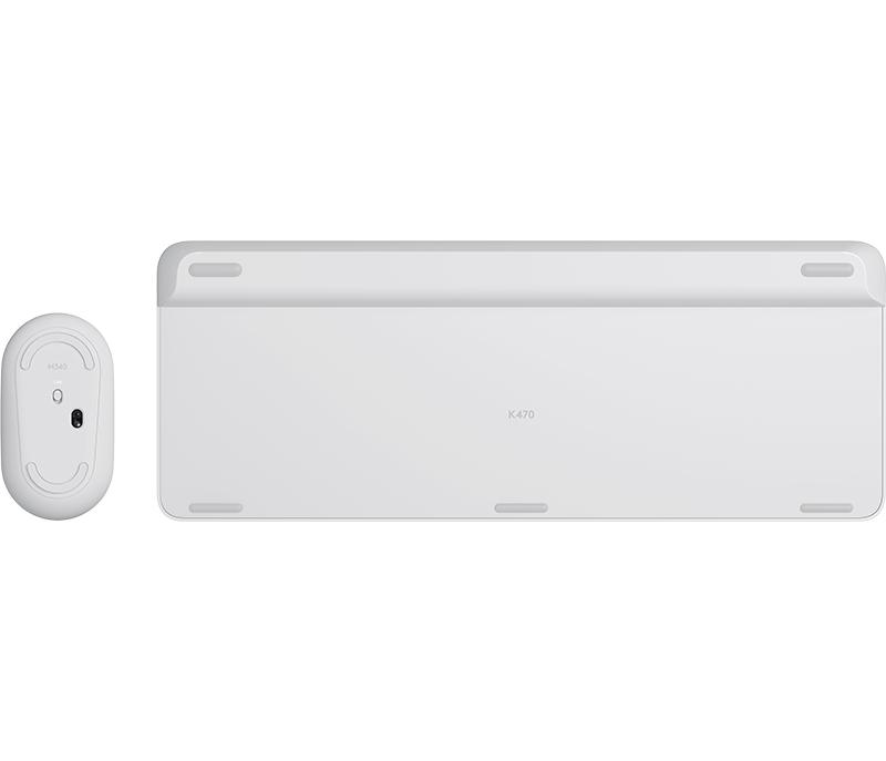 Slim Wireless Keyboard And Mouse Combo Mk470 - Offwhite - Qwertz Ge