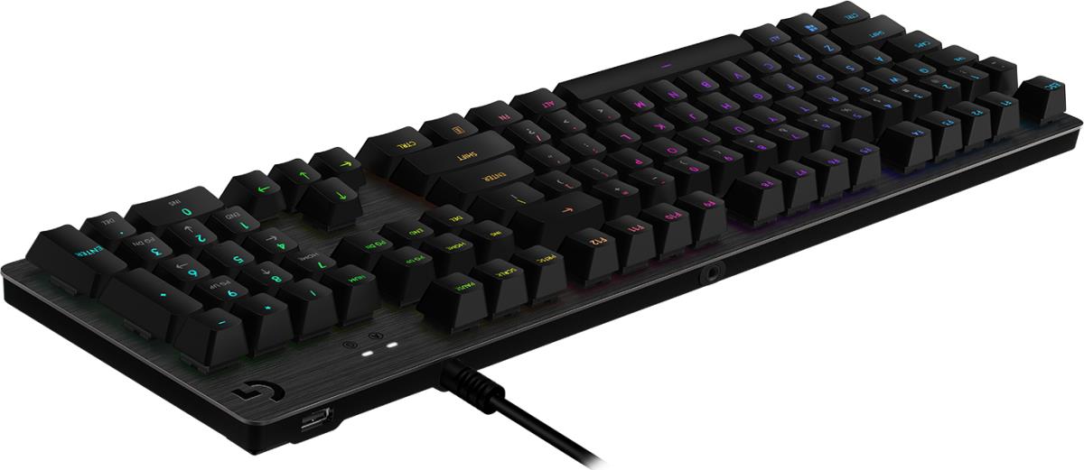 G512 Lightsync RGB Mechanical Gaming Keyboard Gx Brown Carbon - Qwerty UK