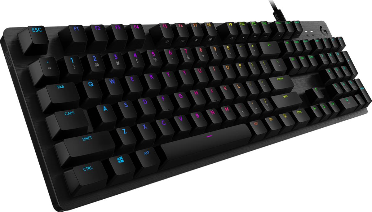 G512 Lightsync RGB Mechanical Gaming Keyboard Gx Brown Carbon - Qwerty UK