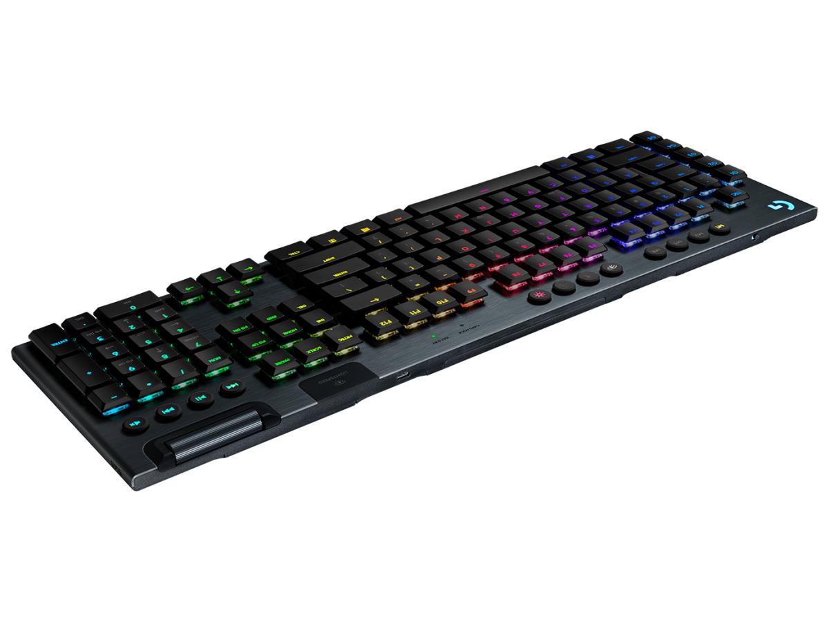 G915 Lightspeed Wireless RGB Mechanical Gaming Keyboard Black Qwerty US/Int'lernational Clicky