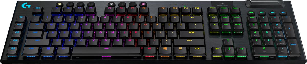 G915 Lightspeed Wireless RGB Mechanical Gaming Keyboard Black Qwerty Esp Tactile