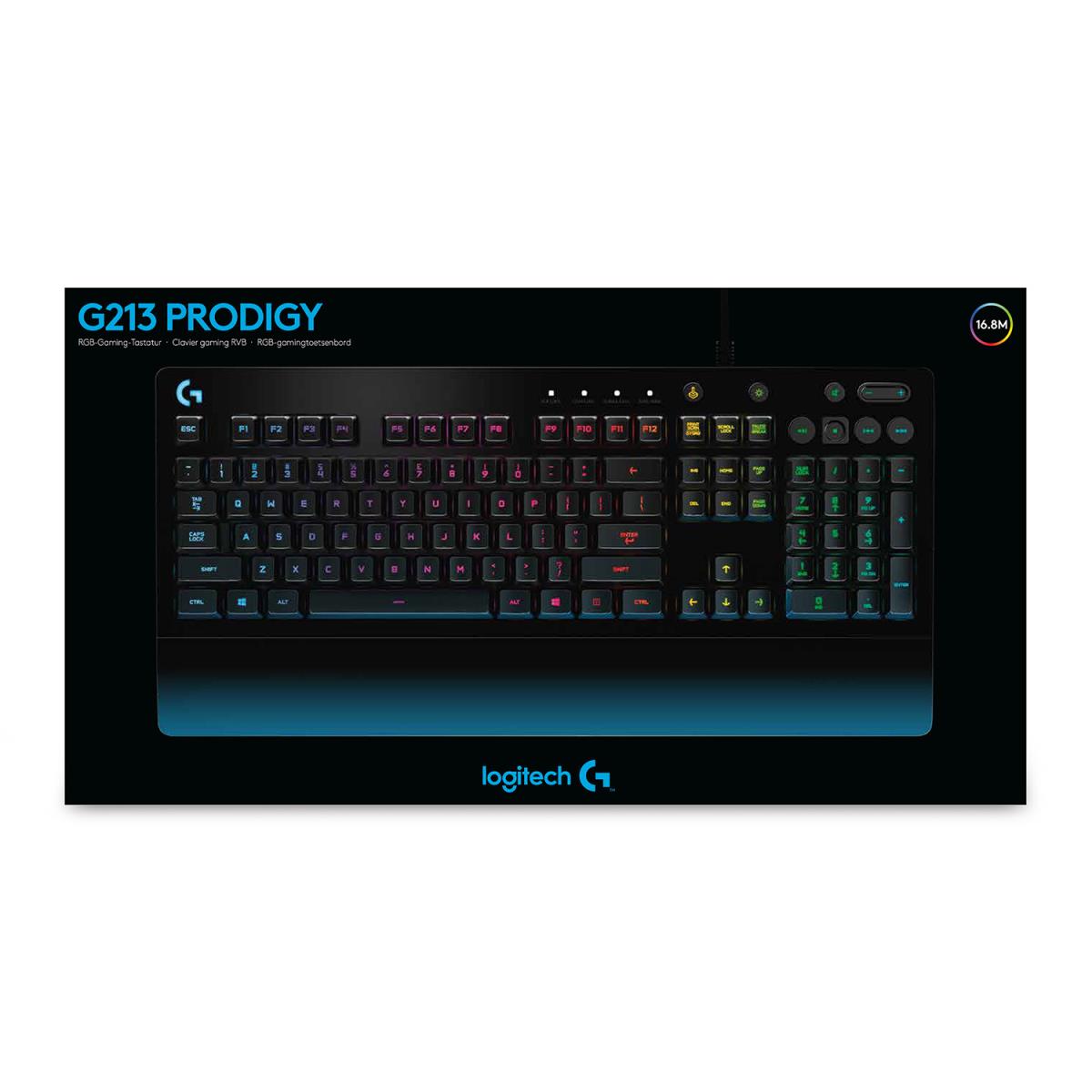 G213 Prodigy Gaming Keyboard USB - Azerty Belgian