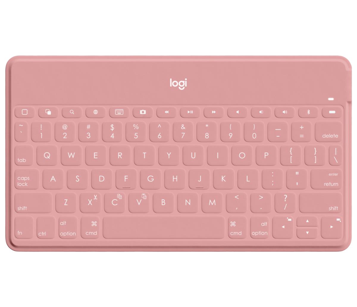 Keys-to-go Ultra-light Ultra-portable Bluetooth Keyboard For iPhone / iPad / And Apple Tv Blush Qwerty US/Int'l