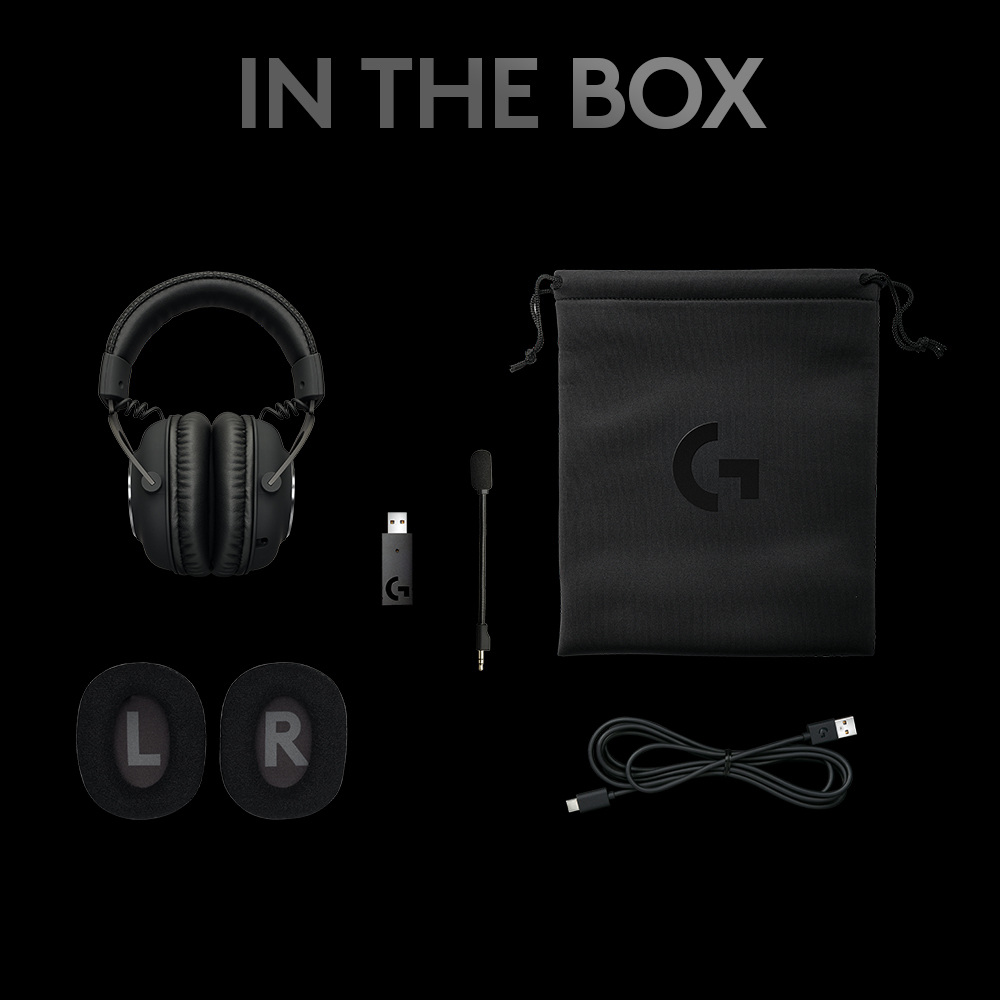 Pro X Wireless Lightspeed Gaming Headset Black