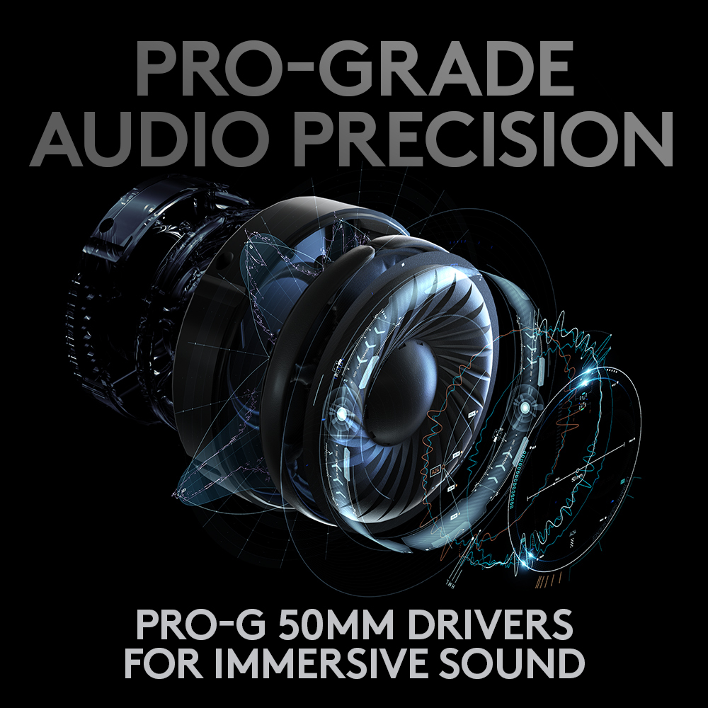 Pro X Wireless Lightspeed Gaming Headset Black
