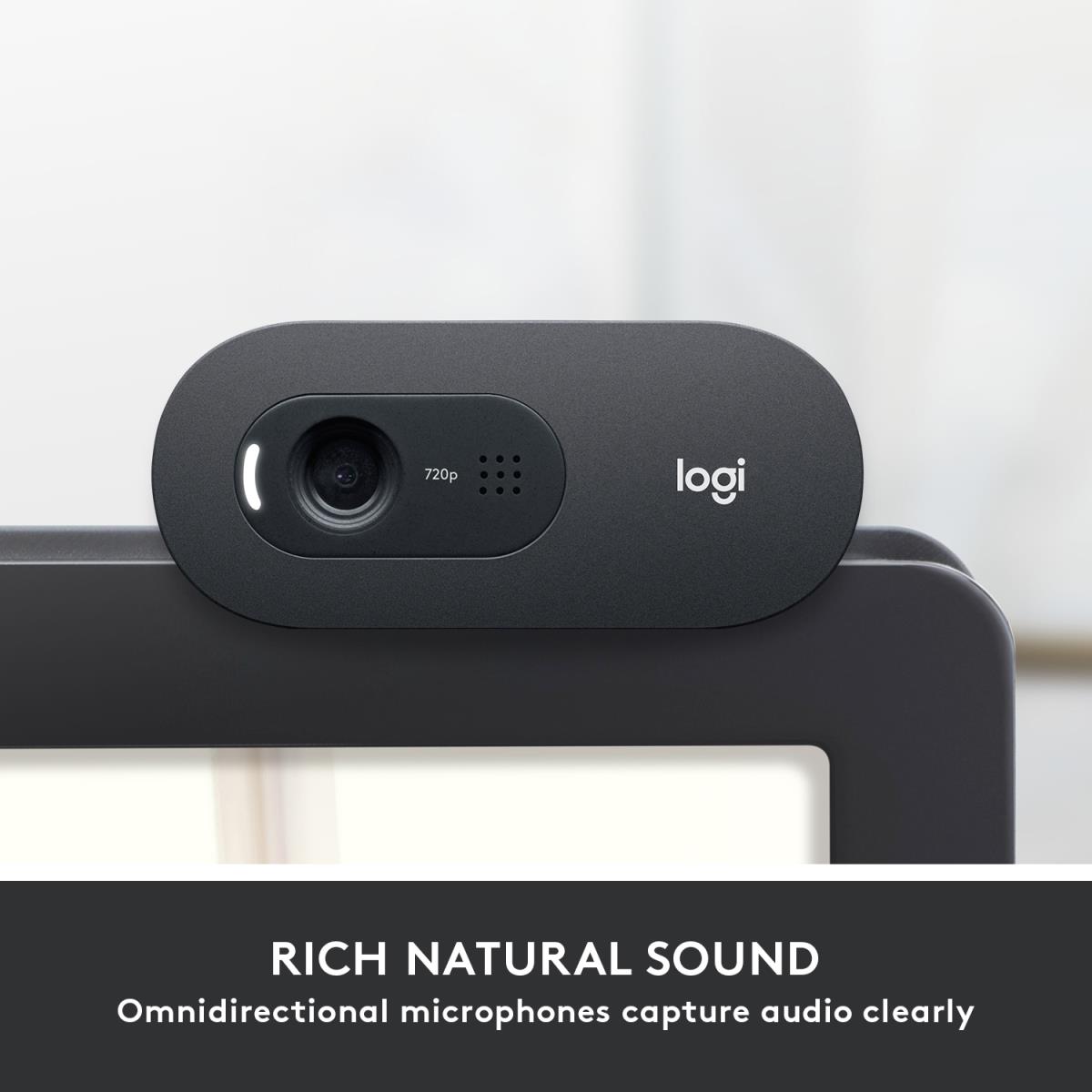 C505 Hd Webcam Black