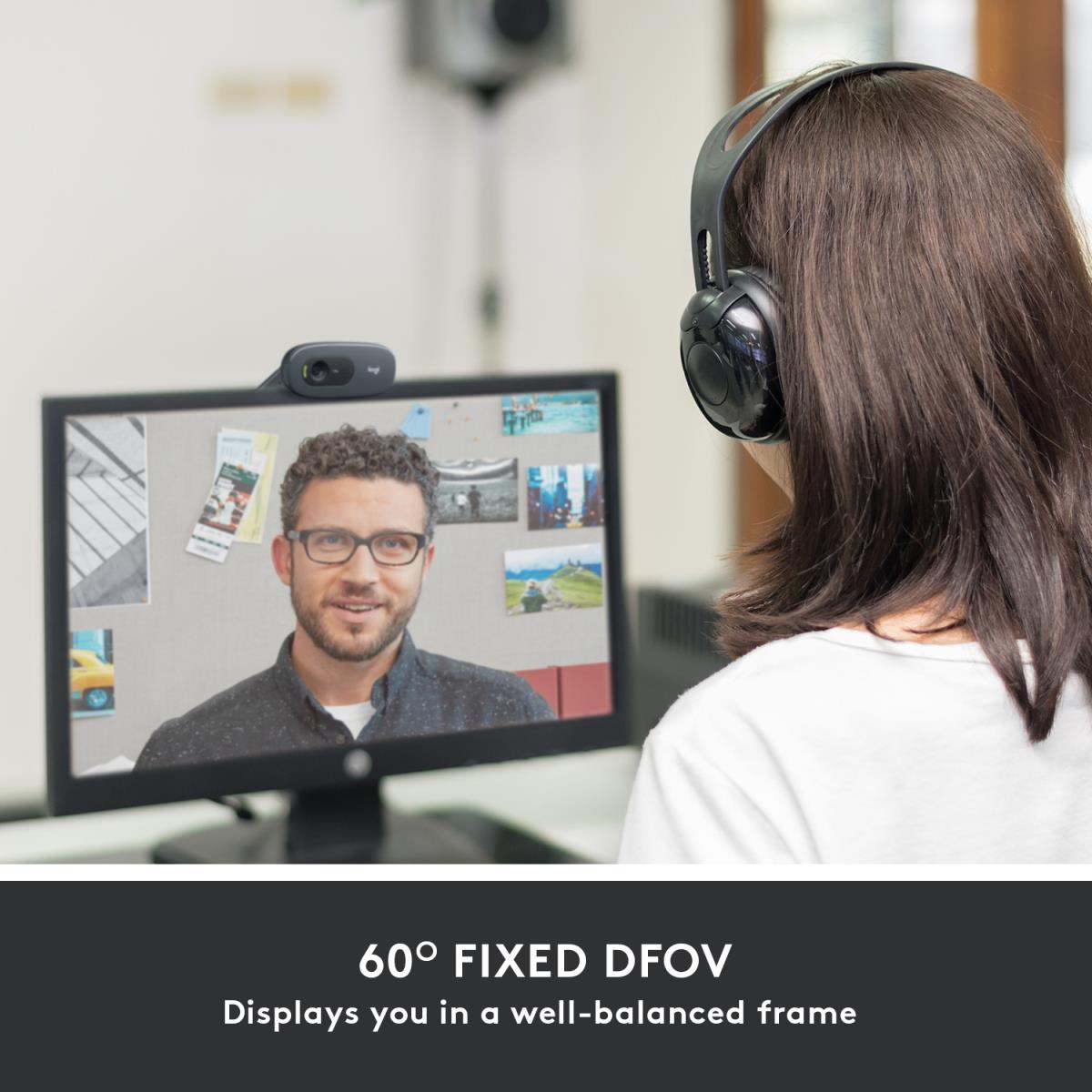 C505 Hd Webcam Black