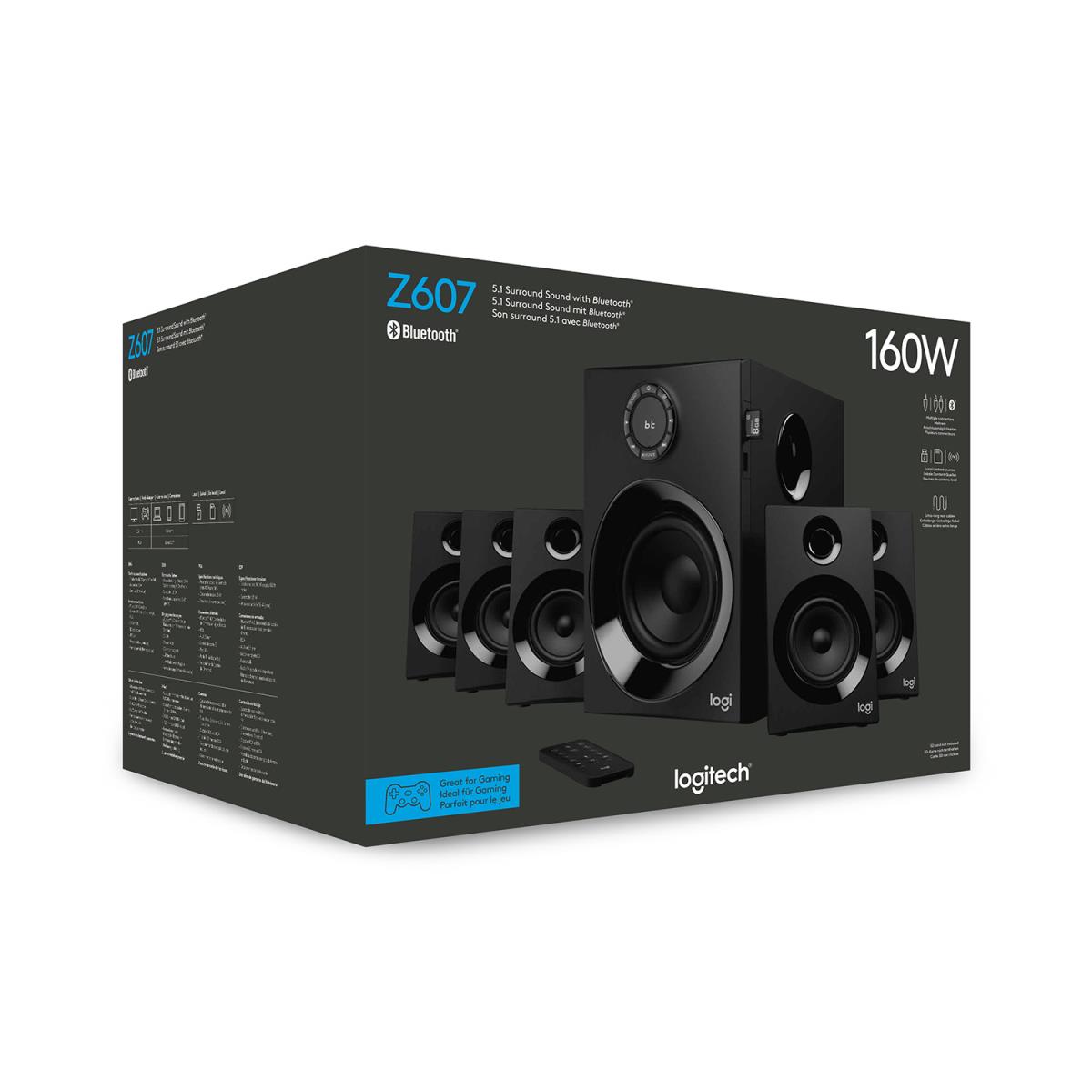 Z607 5.1 Surround Sound Speaker System 3.5mm