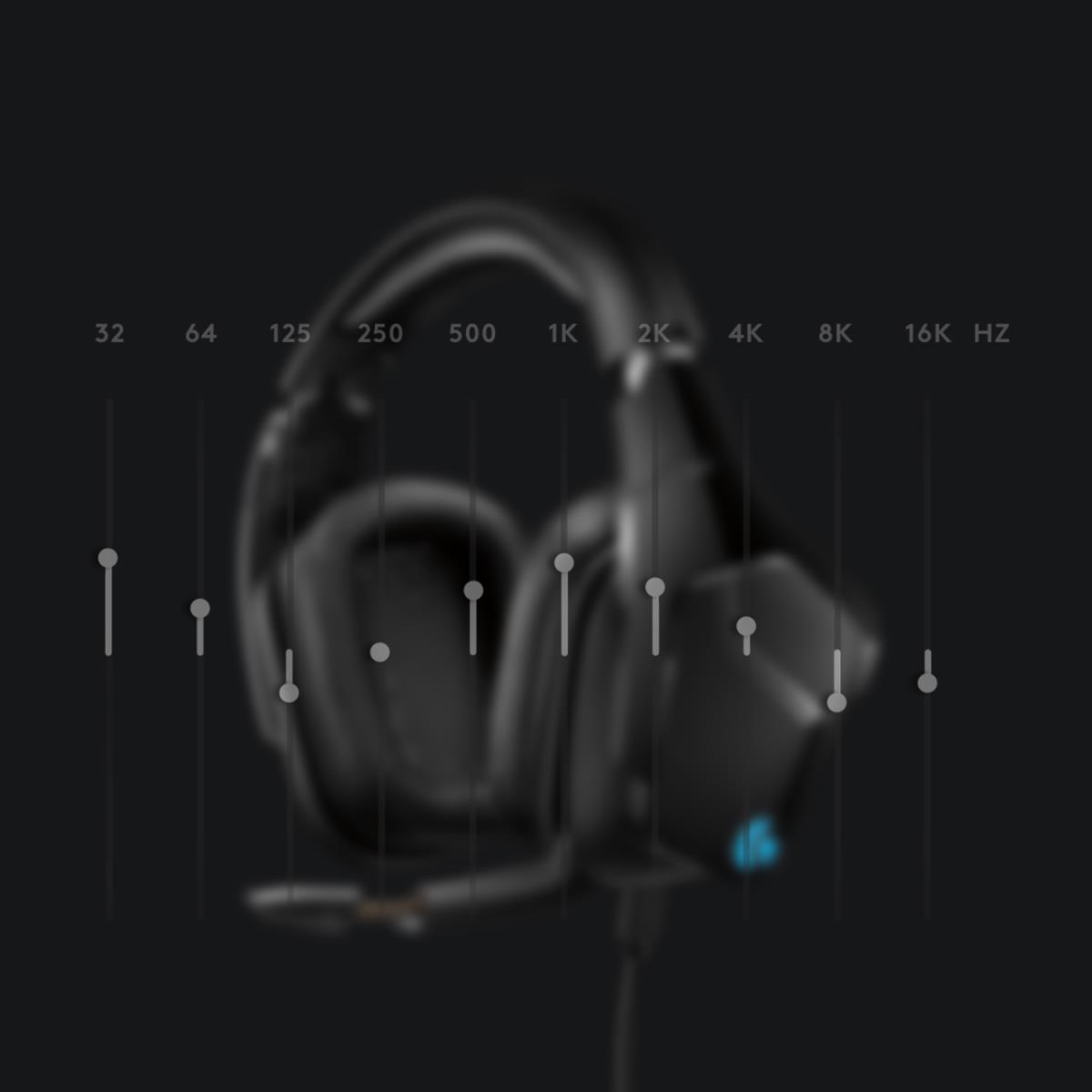 G635 - USB - 7.1 Lightsync Gaming Headset - Black