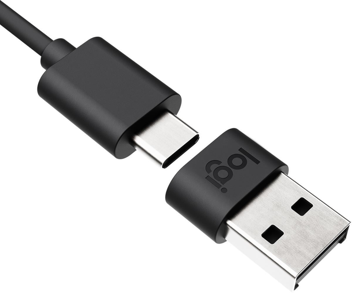 Zone Wired USB-C to A Adapter - Graphite