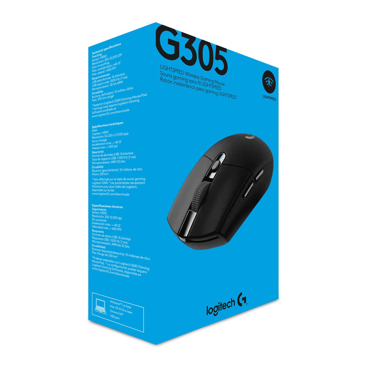 G305 Lightspeed Wireless Gaming Mouse Black Ewr 2