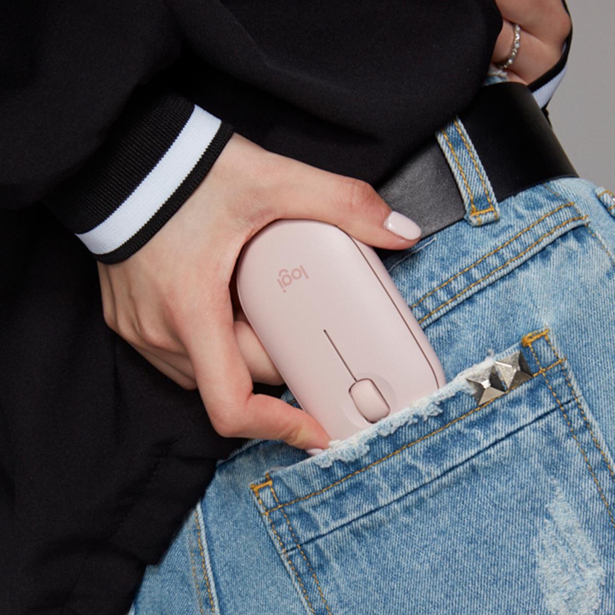 Pebble M350 Wireless Mouse - Rose