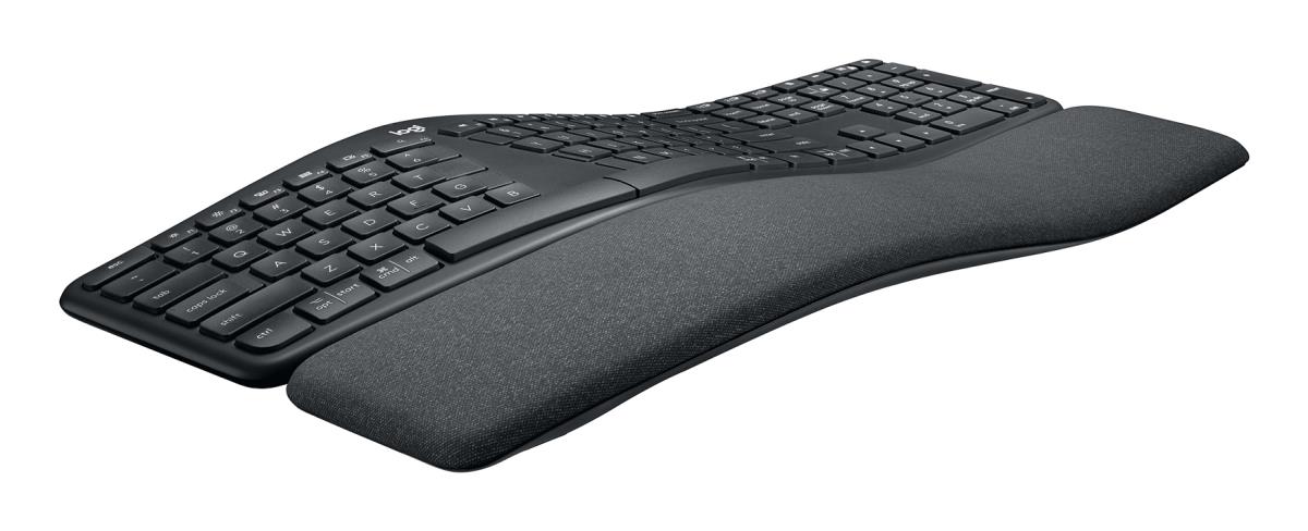 Ergo K860 - Split Ergonomic Keyboard - Wireless - Graphite Qwerty It