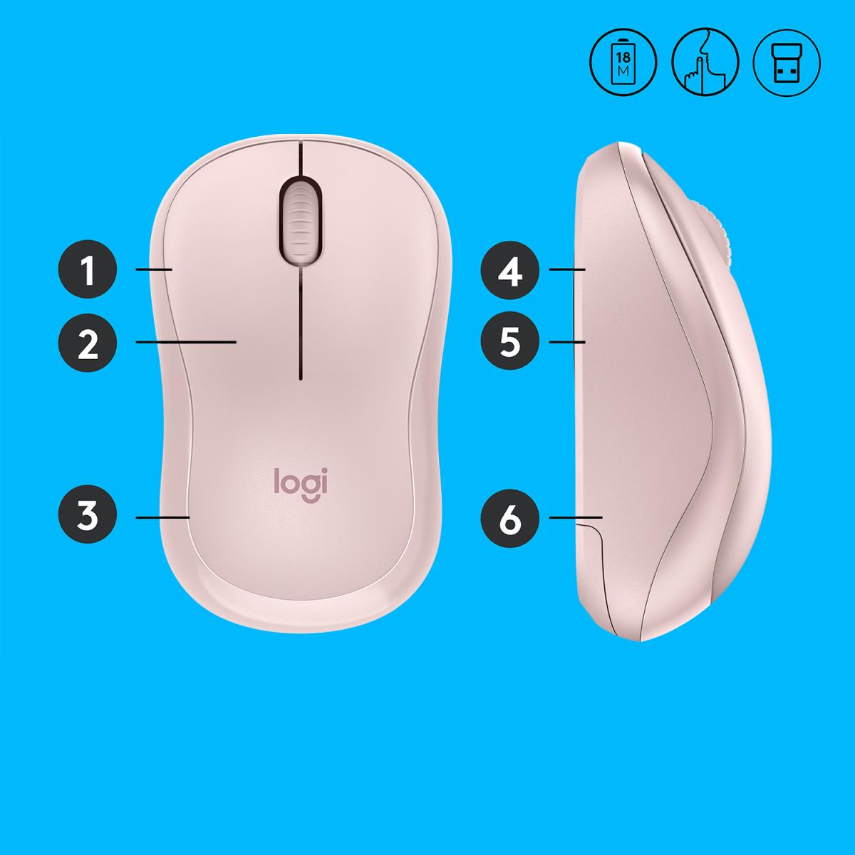 M220 Silent Wireless Mouse Rose