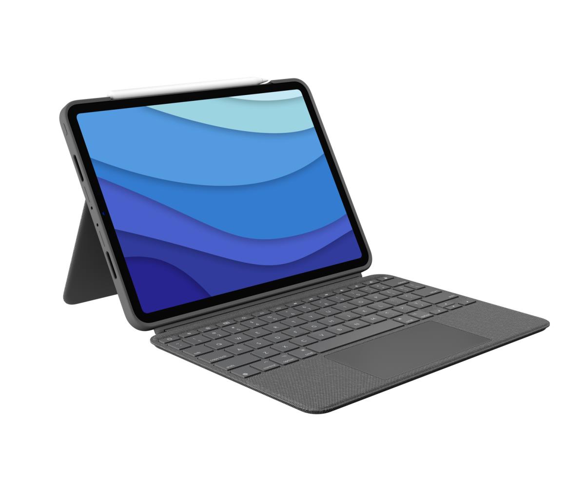 Combo Touch - iPad Pro 11-in (1st, 2nd, 3rd Gen) - Grey - Deu - Qwertz