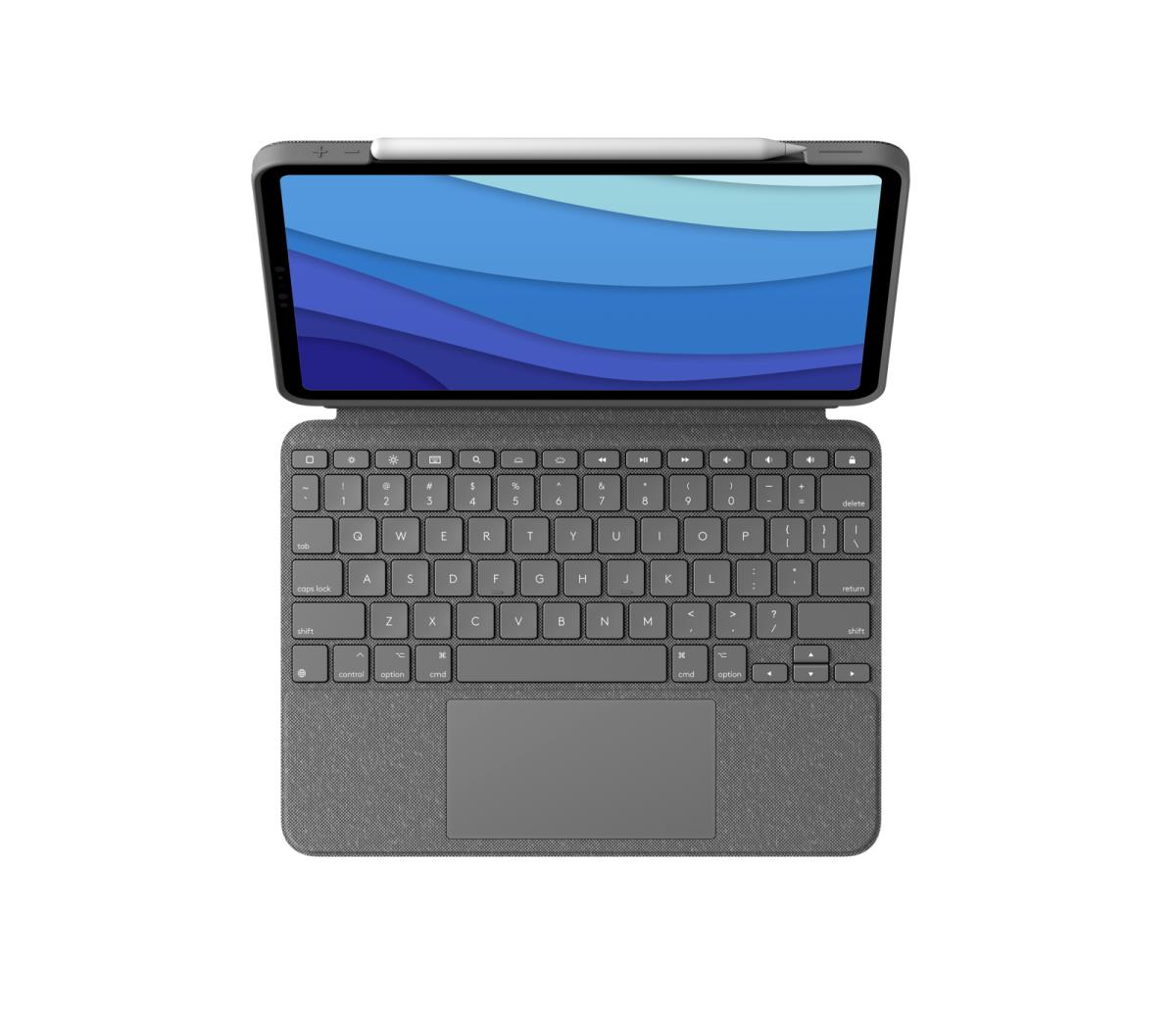 Combo Touch - iPad Pro 11-in (1st, 2nd, 3rd Gen) - Grey - Deu - Qwertz