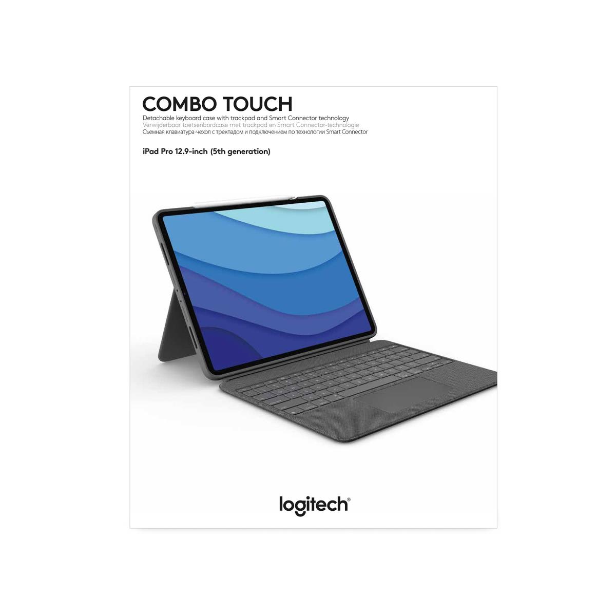 Combo Touch - iPad Pro 12.9in (5th Gen) - English - Qwerty