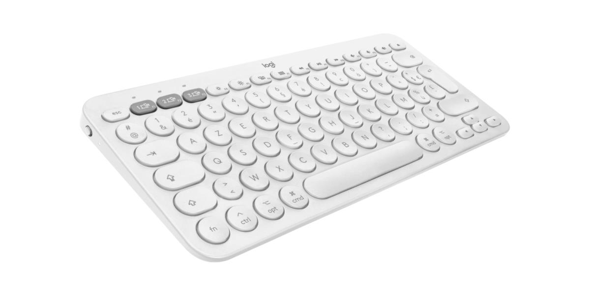 K380 For Mac Multi-device Bluetooth Keyboard - Off-white - Azerty French