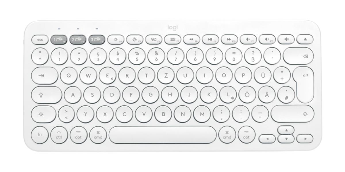 K380 For Mac Multi-device Bluetooth Keyboard - Off-white - Azerty French
