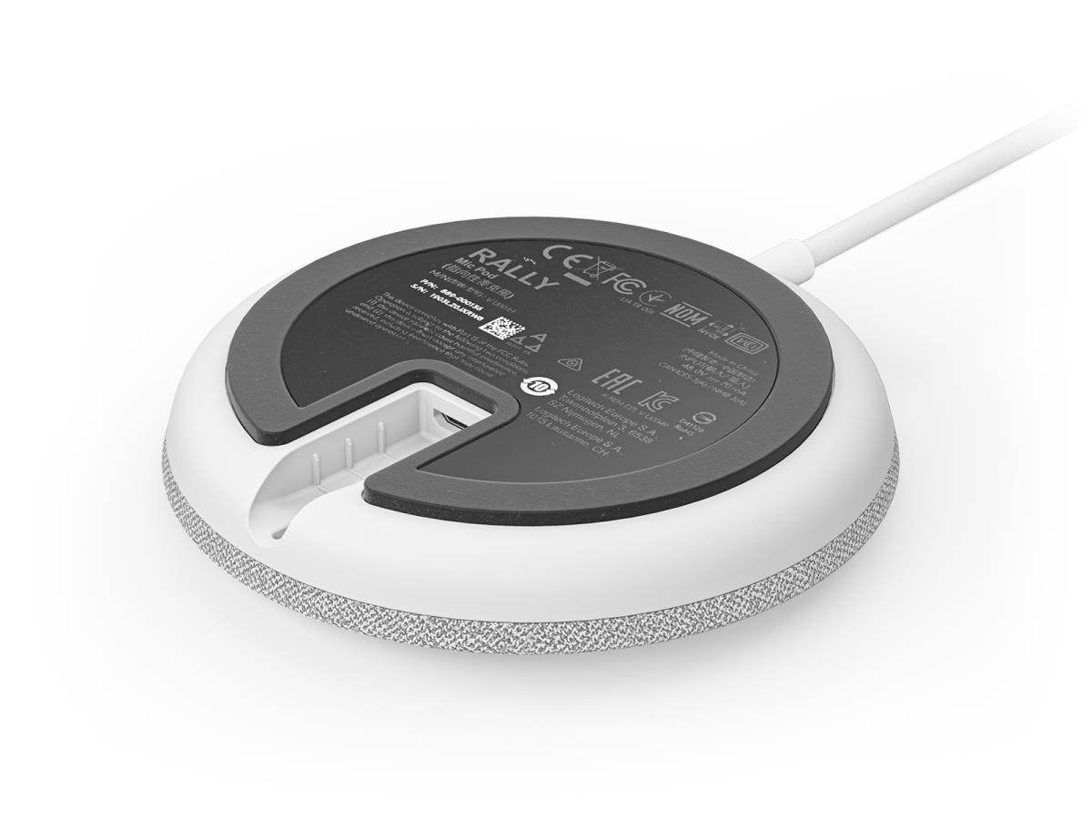 Rally Mic Pod accessory for the Logitech Rally Ultra-HD ConferenceCam - OFF-WHITE