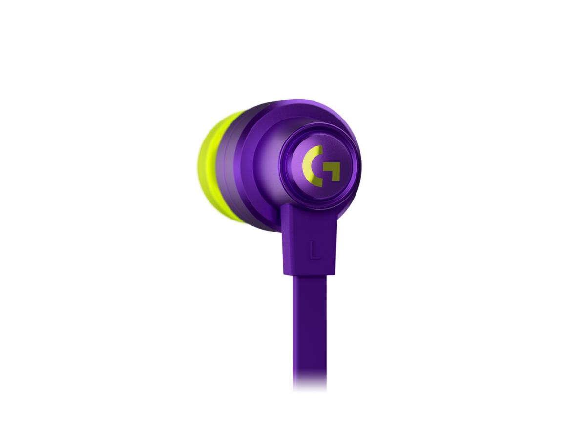 Gaming Earphones G333 - Stereo - 3.5 mm / USB Type-C - Purple
