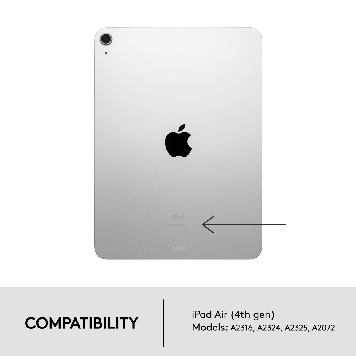 Combo Touch - iPad Air (4th/5 th Gen) Oxford Grey - Azerty French