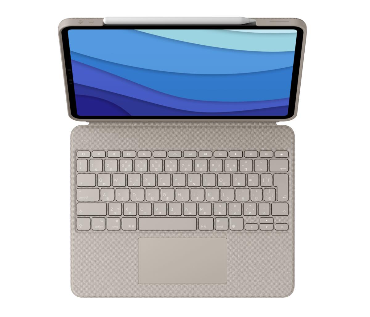 Combo Touch - Sand for iPad Pro 12.9-in (5th gen) - US International Qwerty