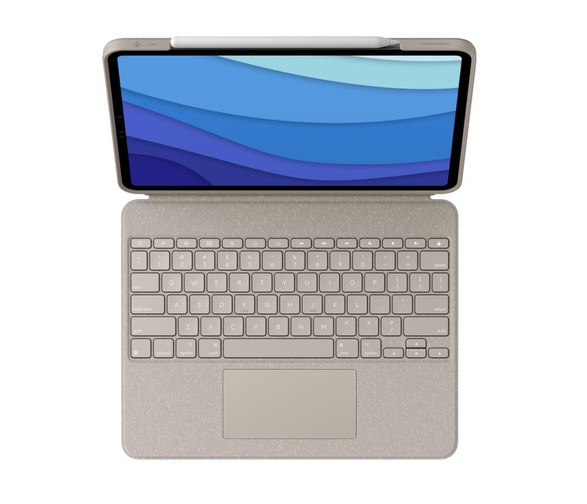 Combo Touch - Sand for iPad Pro 12.9-in (5th gen) - US International Qwerty
