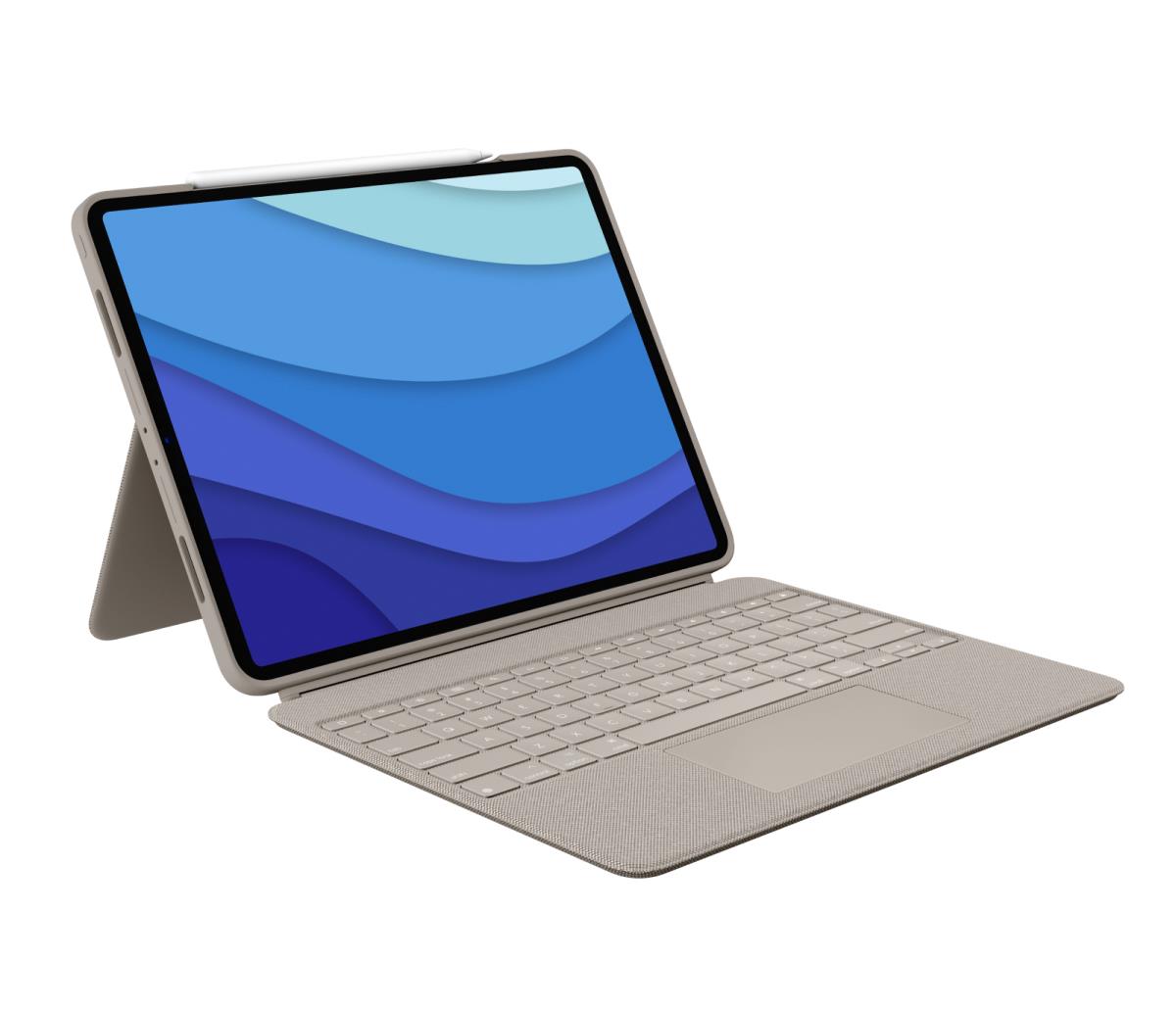 Combo Touch - Sand for iPad Pro 12.9-in (5th gen) - US International Qwerty